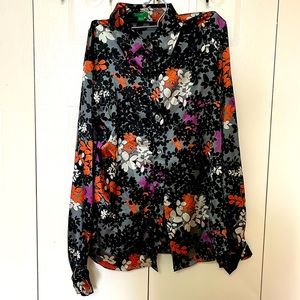 United Colors of Benetton Flower Shirt